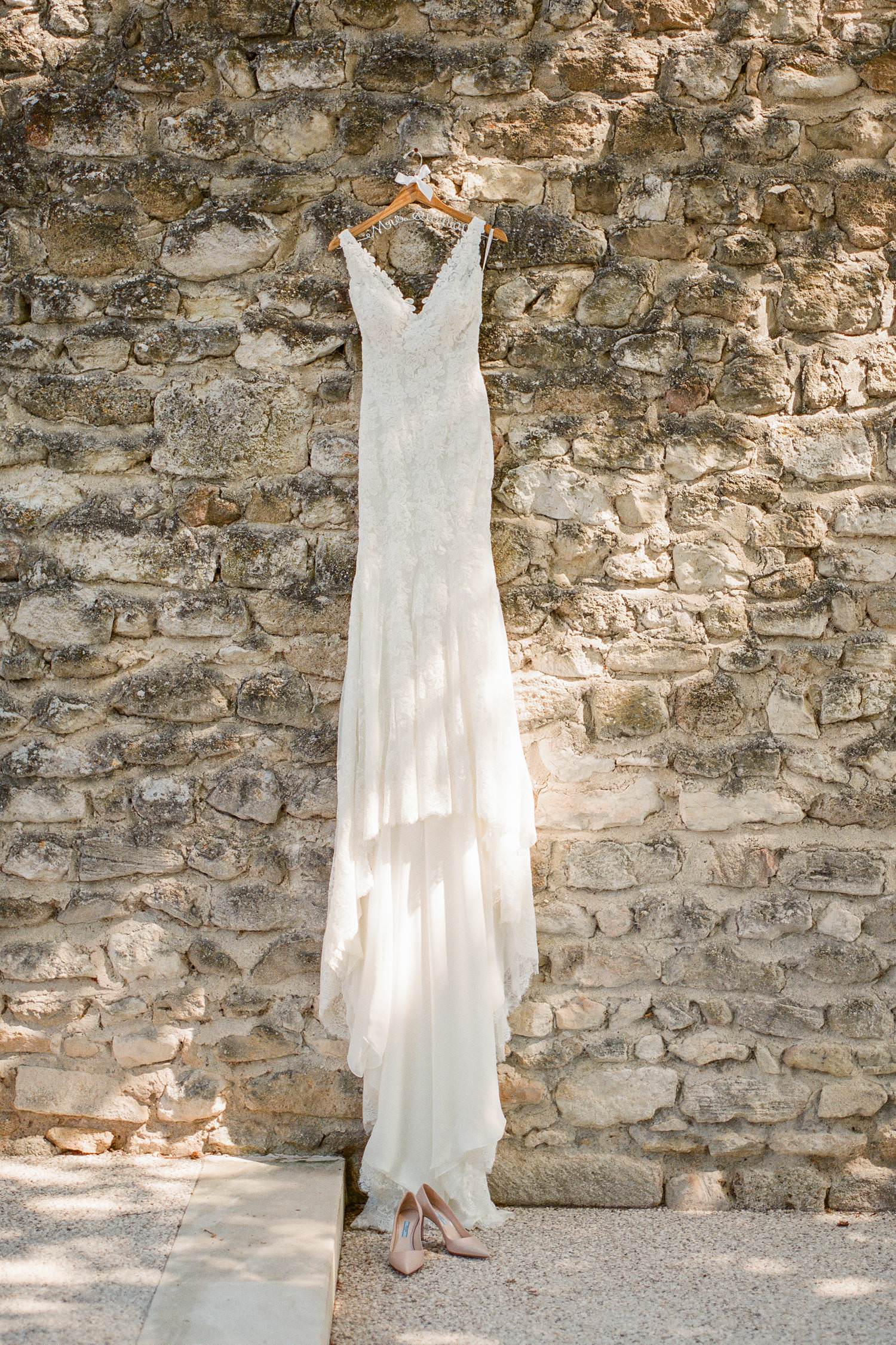 wedding dress in provence